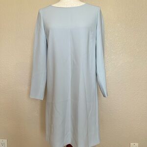 Theory Light Blue Long Sleeve Dress